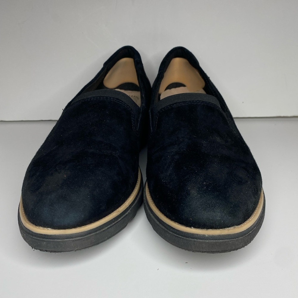 Clarks Sharron Dolly Black Slip On Comfort Loafer Women’s Sz 12 - Picture 5 of 9